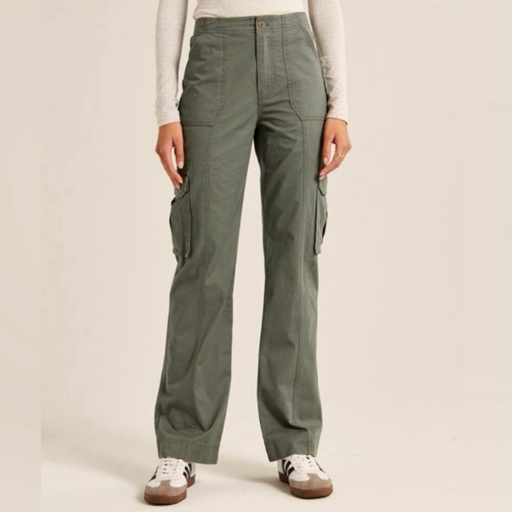 Abercrombie & Fitch Olive Cargo Pants